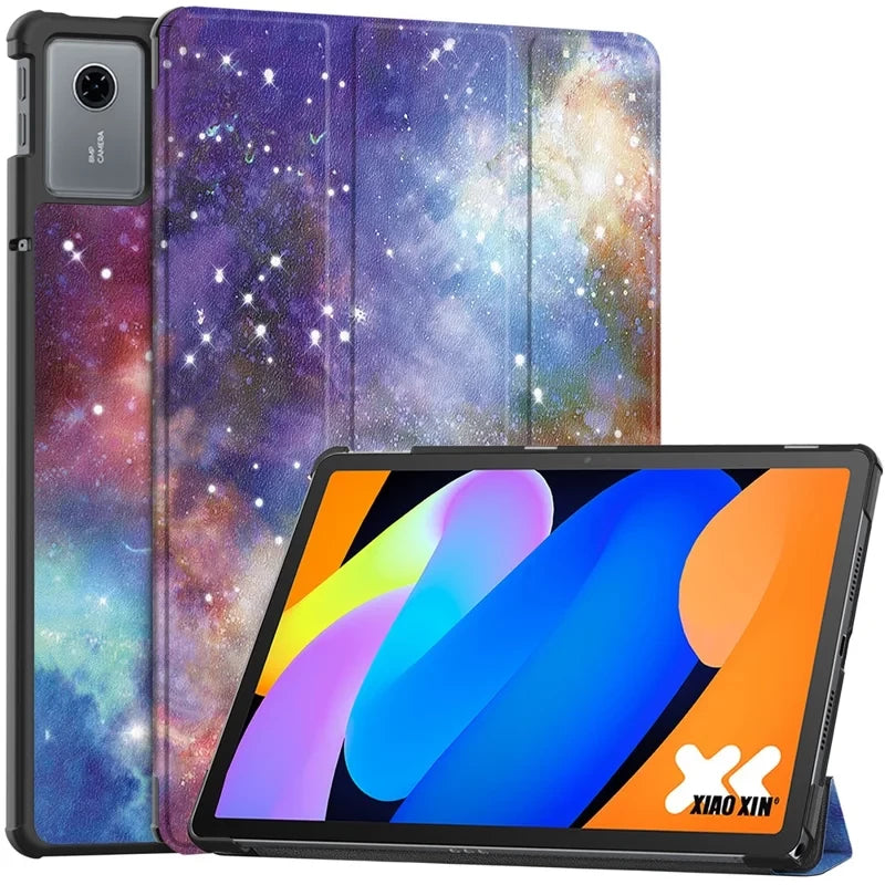 Lenovo Idea Tab 11 EIDERWOOD Kunstlæder Flip Cover m. Motiv - Galakse