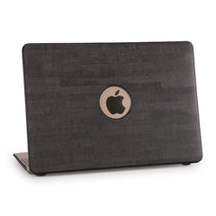 MacBook Air 11 Fashion Cover - Slim Style Kunstlæder Cover - Gråsort