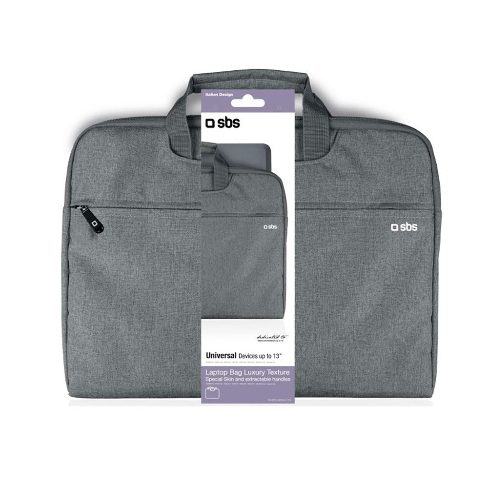 SBS Handle Lux Laptop / Macbook Taske 13" - Grå