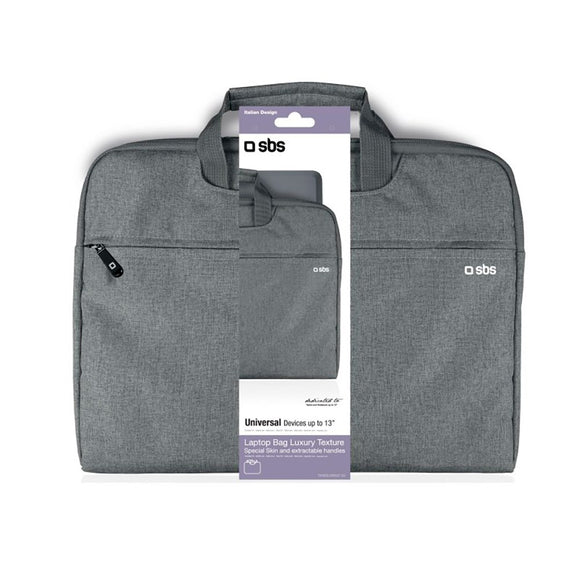 SBS Handle Lux Laptop / Macbook Taske 13" - Grå
