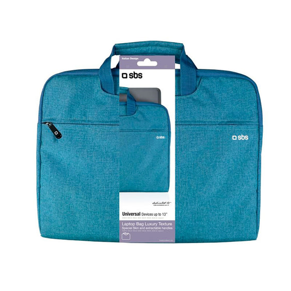 SBS Handle Lux Laptop / Macbook Taske 13" - Blå