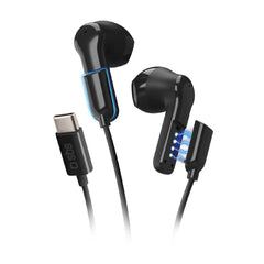 SBS Hybrid 2-i-1 True Wireless Høretelefoner / m. USB-C Ledning - Sort