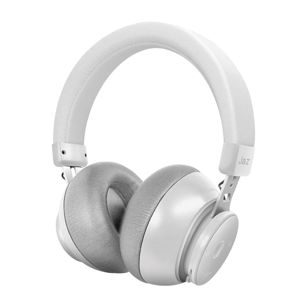 JAZ Trådløst ANC Headset med Mikrofon og Inbygget Kontrol - Hvid