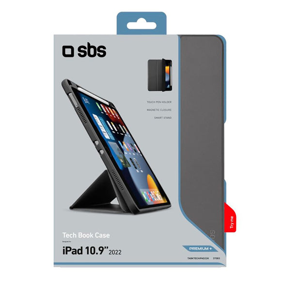 SBS iPad 11" (2025) / iPad 10.9" (2024/2022) Book Tech Cover - Sort