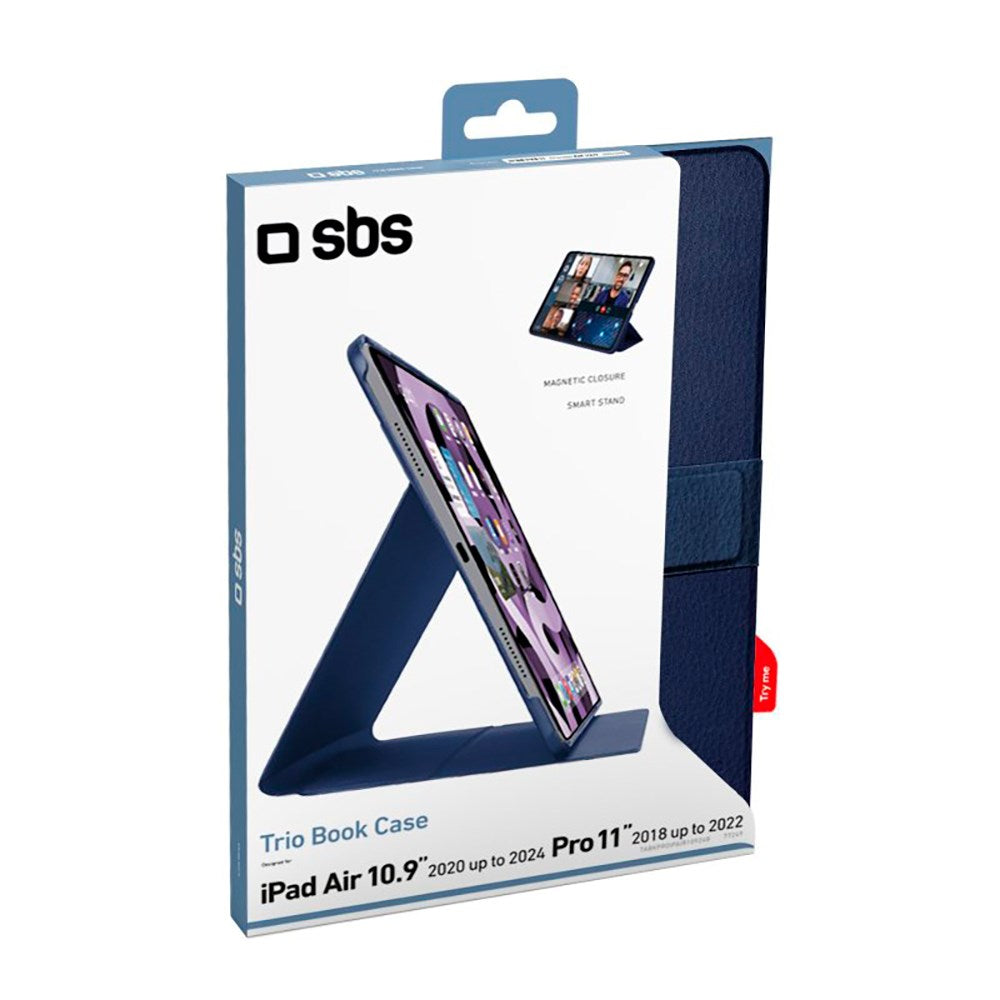 SBS iPad Air 11-10.9" (2026-2020) Book Pro Cover - Blå