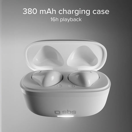 SBS Air Space True Wireless In-Ear Høretelefoner m. Active Noise Cancelling - Hvid