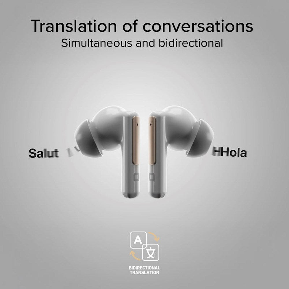 SBS - True Wireless Høretelefoner m. AI - Hvid