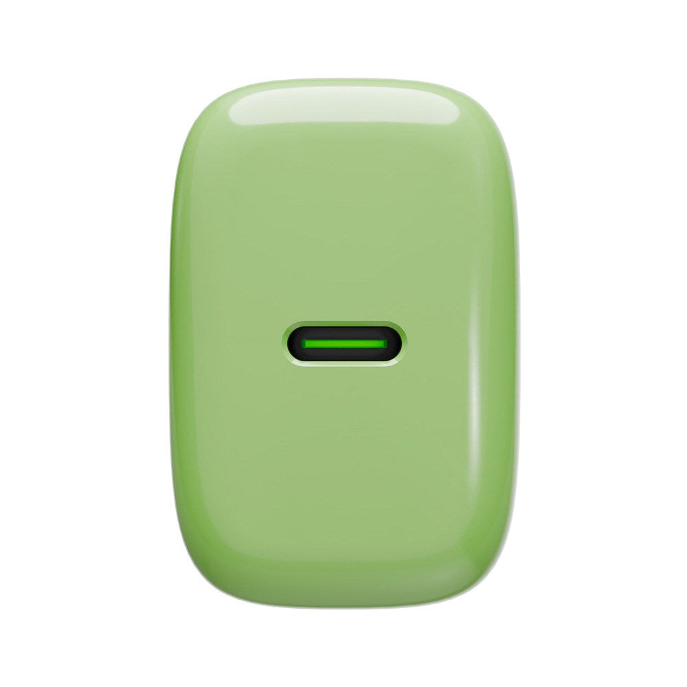 Puro Pro Lite Vægoplader 30W m. 1 x USB-C & Power Delivery - Grøn