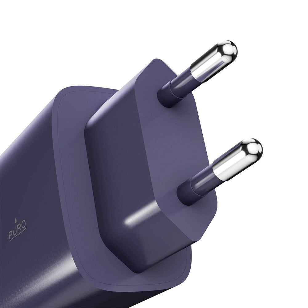 Puro Pro Lite Vægoplader 30W m. 1 x USB-C & Power Delivery - Mørkeblå