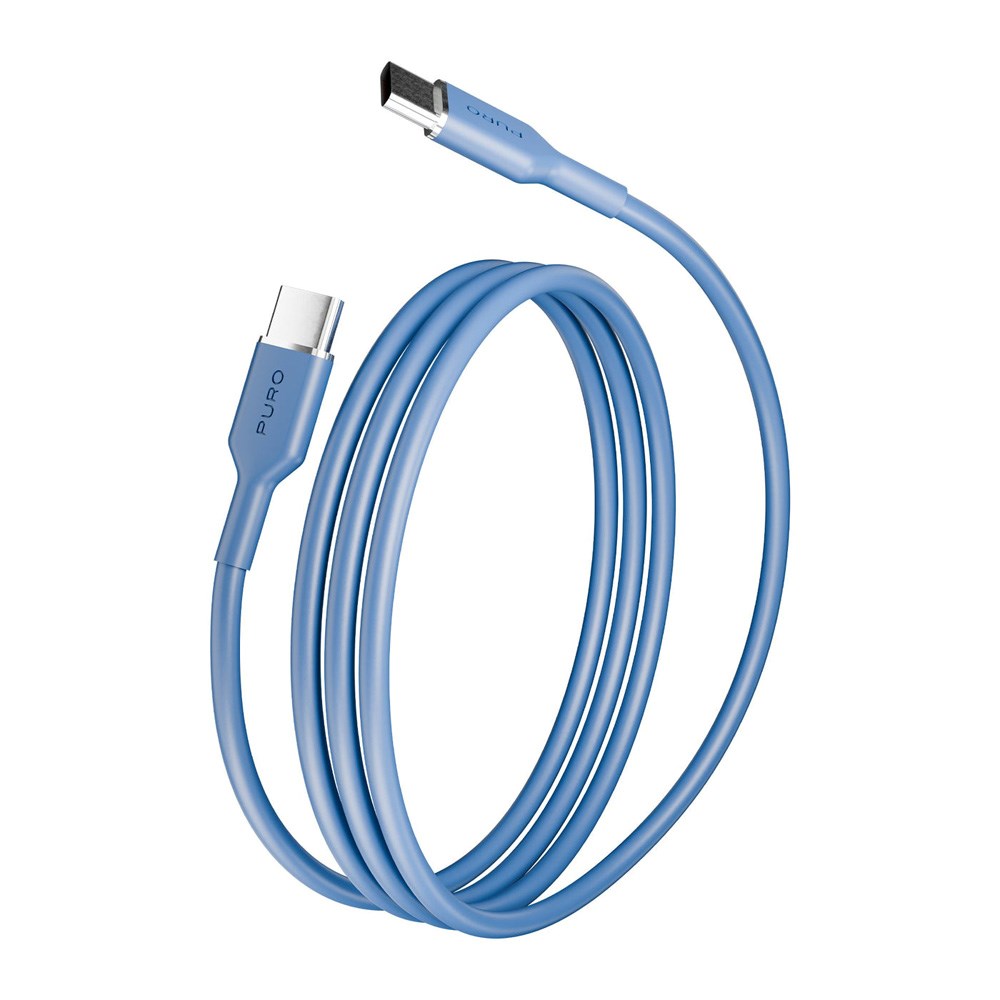 Puro ICON USB-C til USB-C Kabel m. 25W - 1.5m - Blå