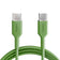 Puro ICON USB-C til USB-C Kabel m. 25W - 1.5m - Grøn