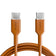 Puro ICON USB-C til USB-C Kabel m. 25W - 1.5m - Orange
