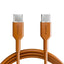 Puro ICON USB-C til USB-C Kabel m. 25W - 1.5m - Orange