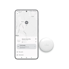 Puro Find Me Mini Dual Smart Tracker - Apple Find My & Android Find Hub - Hvid