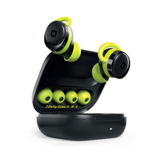 SBS Sprint Buds - True Wireless Sports Høretelefoner - In-Ear - Sort / Grøn