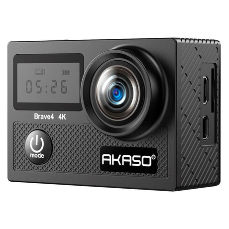 AKASO Brave 4 Action Kamera - Ultra HD 4K - Sort