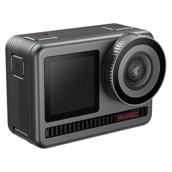 AKASO Brave 8 Action Kamera m. Dobbelt Skærm 4K/60fps & 48MP - Sort