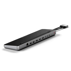 Satechi Dual Dock Stand - USB-C MultiPort Hub - Grå / Sort