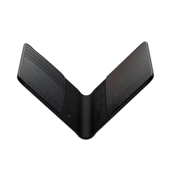 Satechi Kunstlæder Cover til Pas m. Kortholder & Tracker - MagSafe Kompatibel - Sort