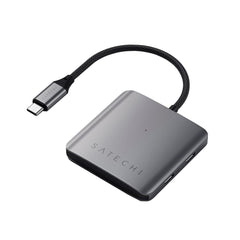 Satechi USB-C Multiport Adapter m. 4 x USB-C - Grå