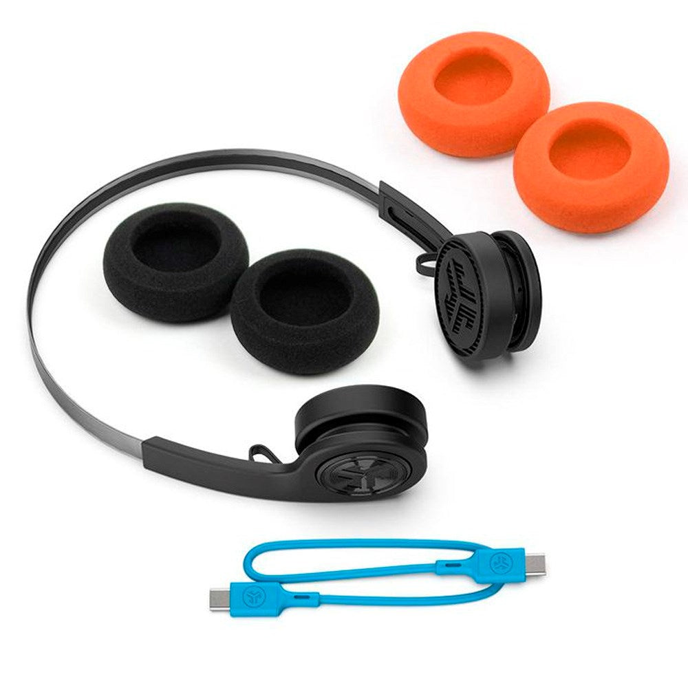 JLab Rewind 2 Retro Trådløse Høretelefoner - Sort / Orange