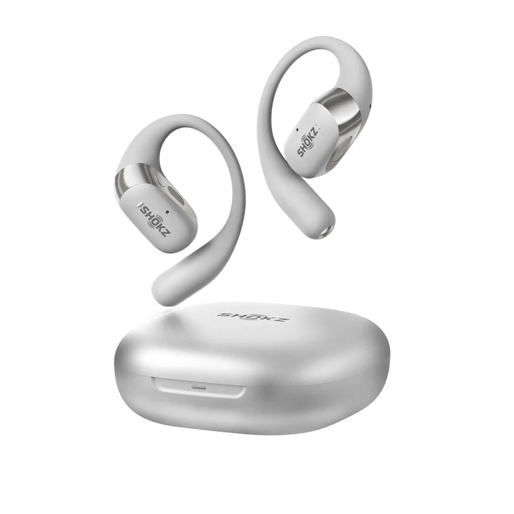Shokz OpenFit 2+ True Wireless Open-Ear Høretelefoner - Grå