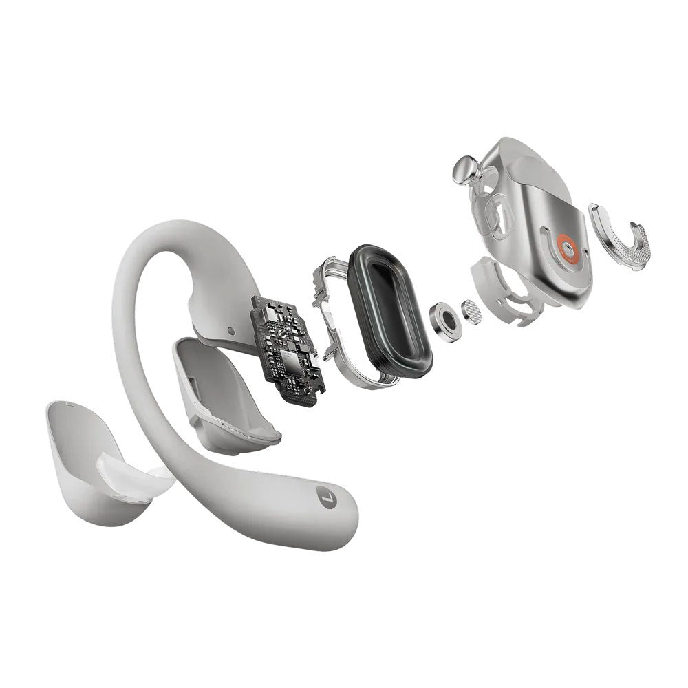 Shokz OpenFit 2+ True Wireless Open-Ear Høretelefoner - Grå