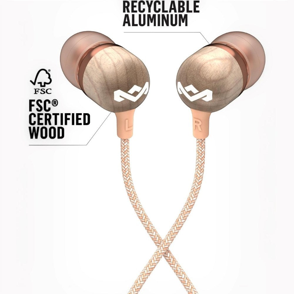 House of Marley Smile Jamaica Jackstik In-Ear Høretelefoner - Kobber