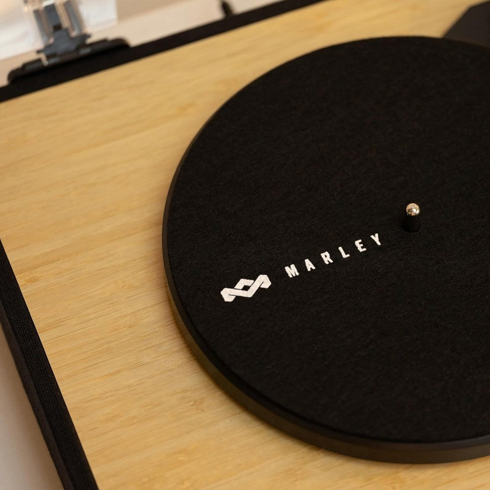 House of Marley Revolution Pladespiller - Sort / Lys Bambus