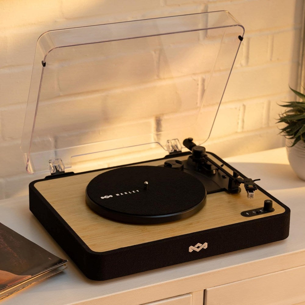 House of Marley Revolution Pladespiller - Sort / Lys Bambus