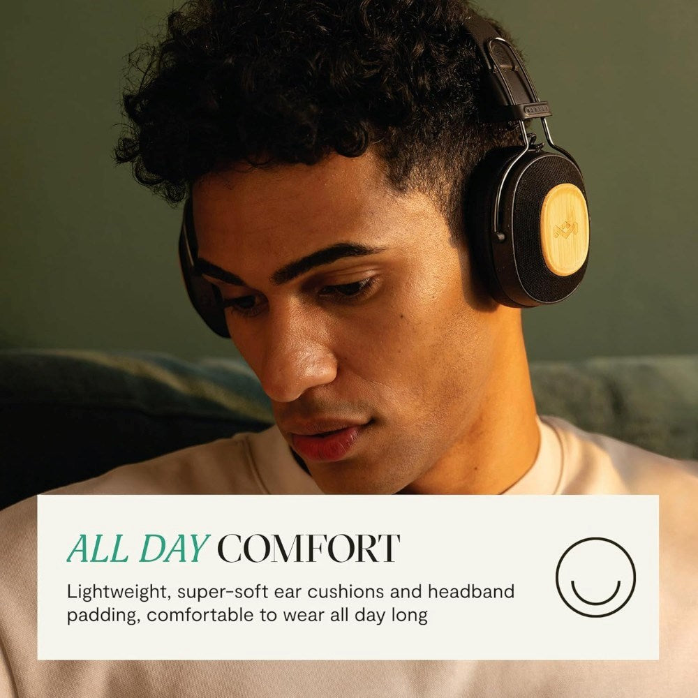 House of Marley Positive Vibration Riddim On-Ear Headset - Sort