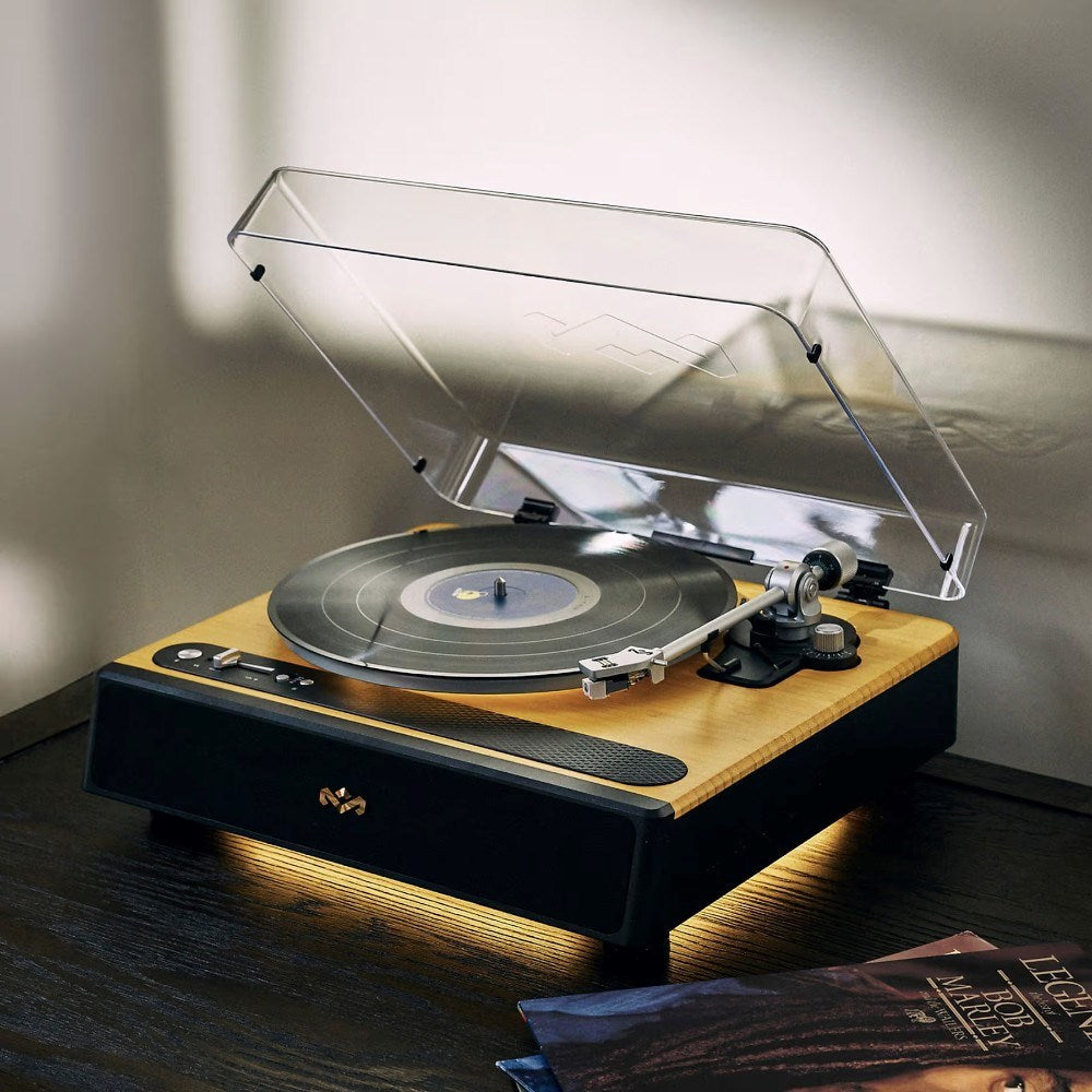 House of Marley Soul Rebel Pladespiller - Sort / Lys Bambus