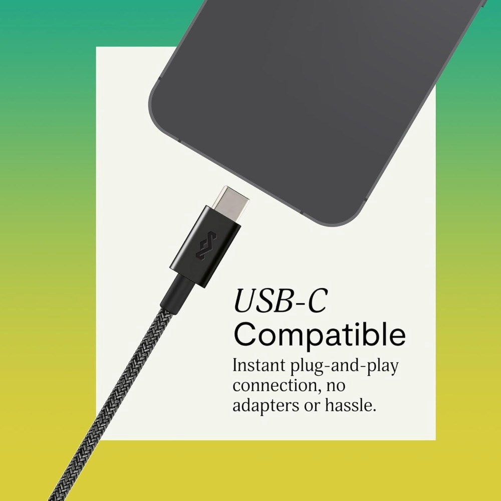 House of Marley Smile Jamaica USB-C In-Ear Høretelefoner - Sort