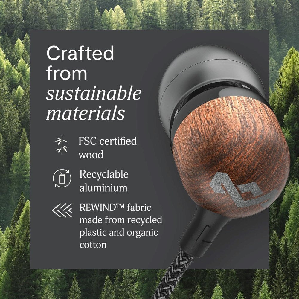 House of Marley Smile Jamaica USB-C In-Ear Høretelefoner - Sort