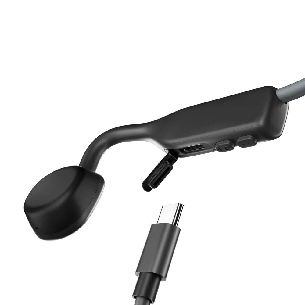 Shokz OpenMove - Trådløs Bluetooth Hovedtelefoner - Grå / Sort