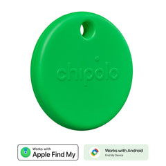 Chipolo POP Bluetooth GPS Tracker - Kompatibel med Apple Find My & Google's Find My Device - Grøn