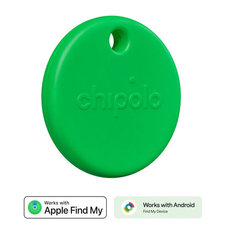 Chipolo POP Bluetooth GPS Tracker - Kompatibel med Apple Find My & Google's Find My Device - Grøn