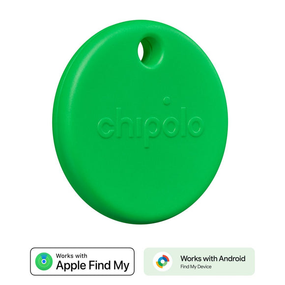 Chipolo POP Bluetooth GPS Tracker - Kompatibel med Apple Find My & Google's Find My Device - Grøn