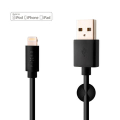 Fixed USB-A til Lightning Kabel 2m - Sort