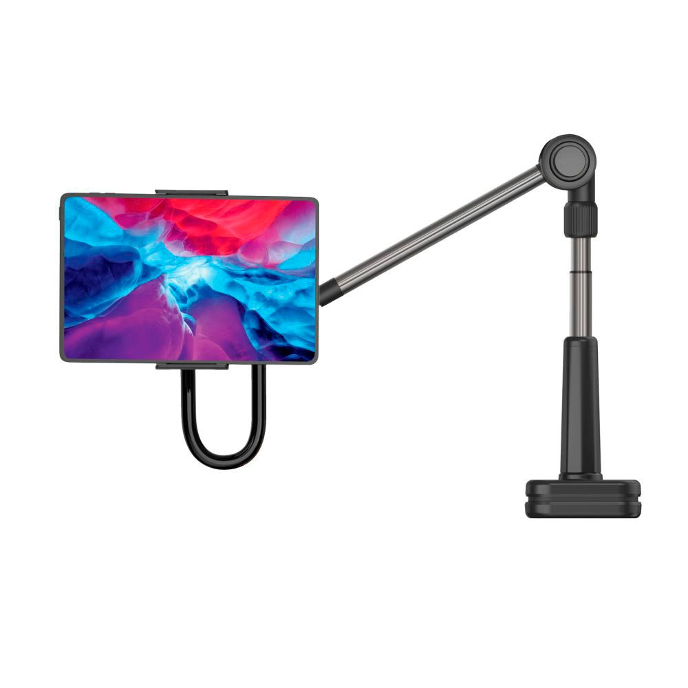 Fixed Relax Universal Tabletholder til Bord - Max Tablet: 125-215mm - Sort / Sølv