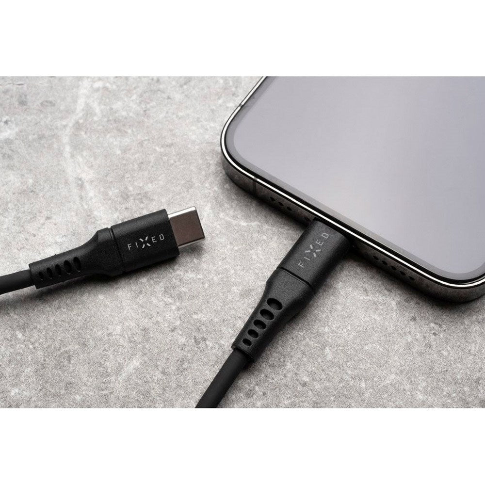 Fixed Liquid USB-C til USB-C PD Kabel 60W - 1.2m - Sort