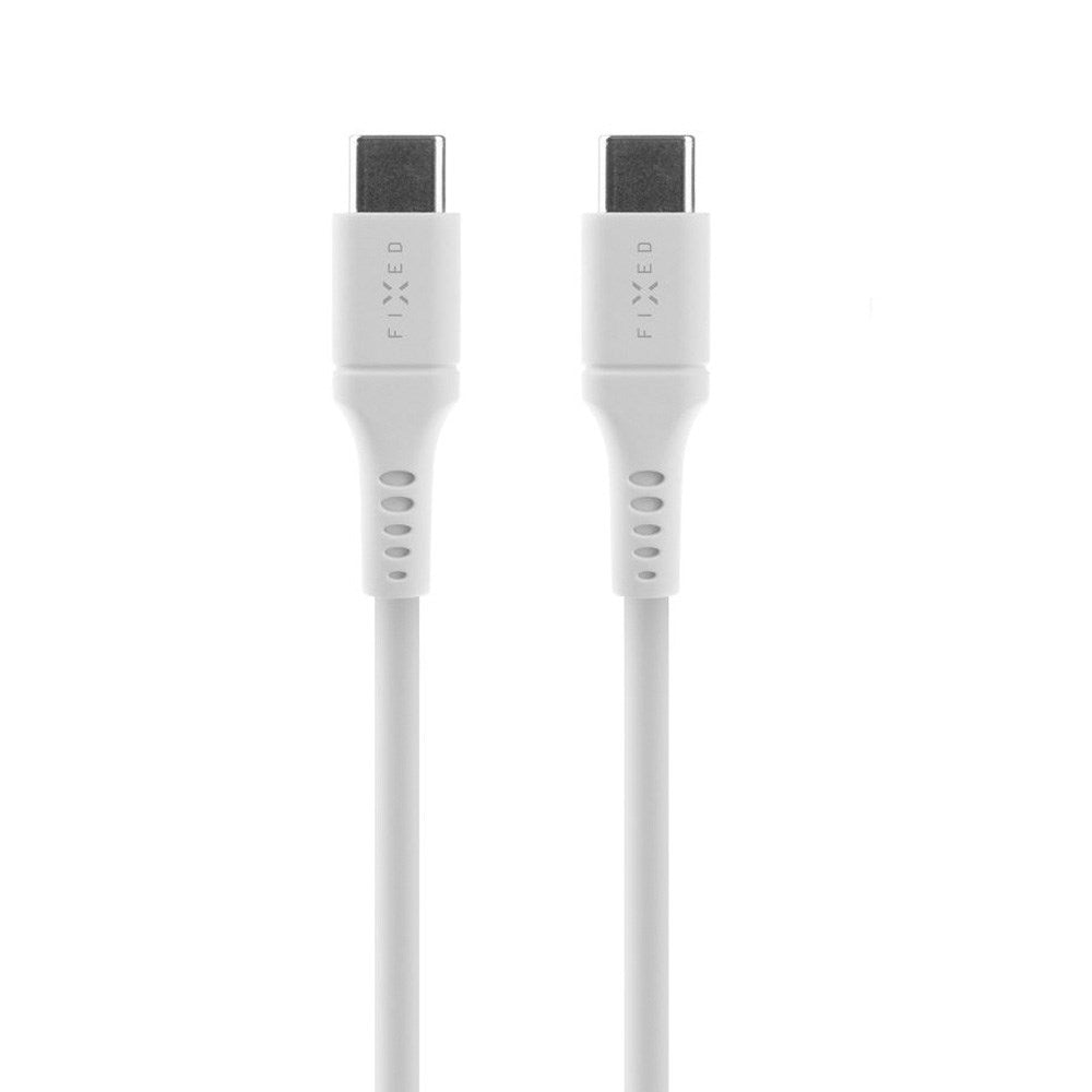 Fixed Liquid USB-C til USB-C PD Kabel 60W - 1.2m - Hvid