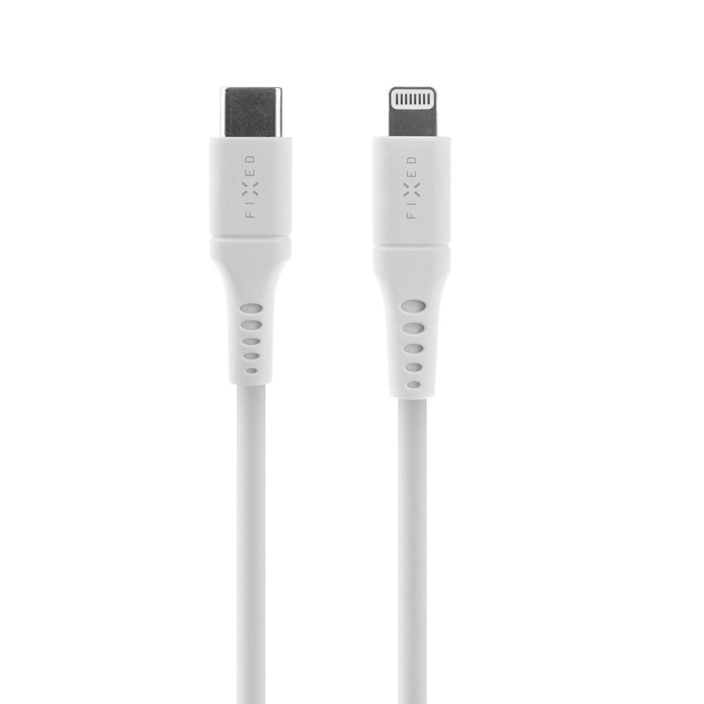 Fixed Liquid USB-C til Lightning PD Kabel 60W - 2m - Hvid