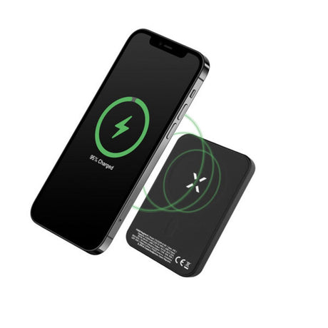 Fixed MagZen Trådløs Magnetisk PD 20W Power Bank 6.000 mAh - Sort