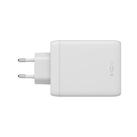 Fixed GaN 100W Vægoplader m. 3x USB-C / 1x USB-A - Hvid