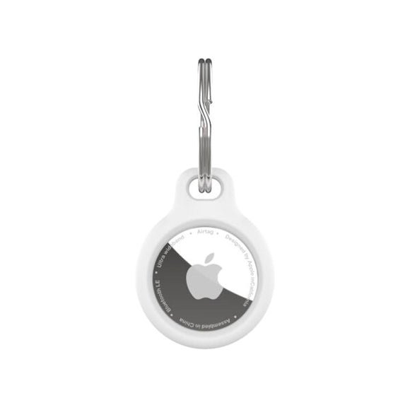 Fixed Silky Silikone Cover til Apple AirTag 1. & 2. Gen. - Hvid
