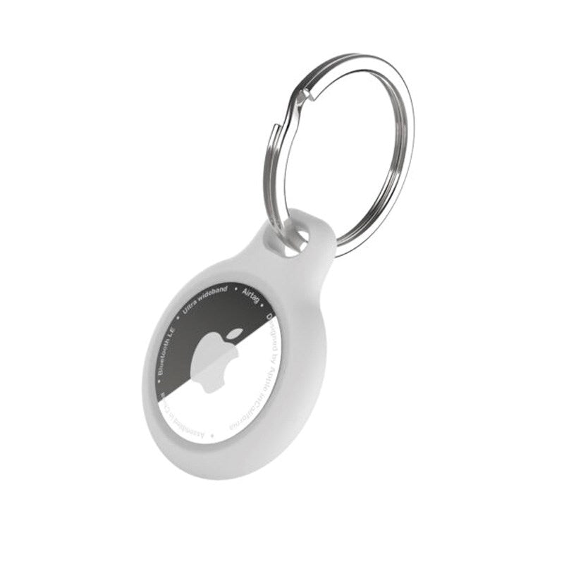 Fixed Silky Silikone Cover til Apple AirTag 1. & 2. Gen. - Hvid