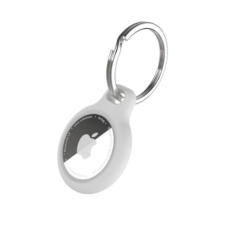 Fixed Silky Silikone Cover til Apple AirTag 1. & 2. Gen. - Hvid