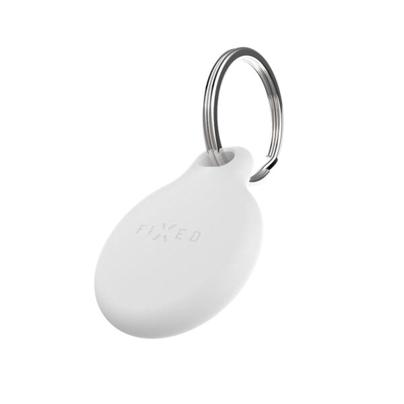 Fixed Silky Silikone Cover til Apple AirTag 1. & 2. Gen. - Hvid