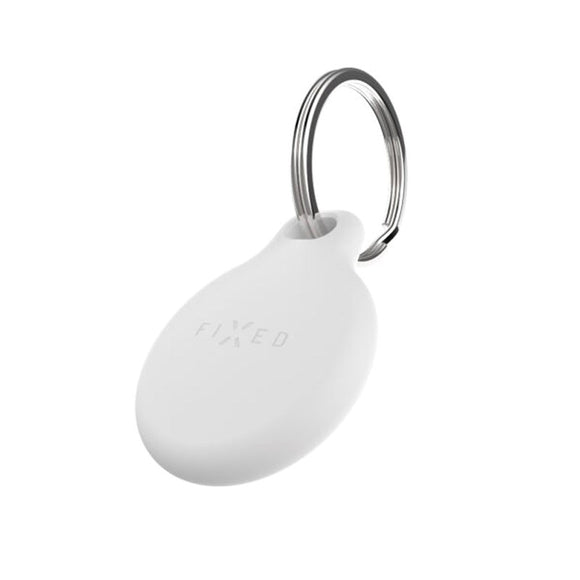 Fixed Silky Silikone Cover til Apple AirTag 1. & 2. Gen. - Hvid